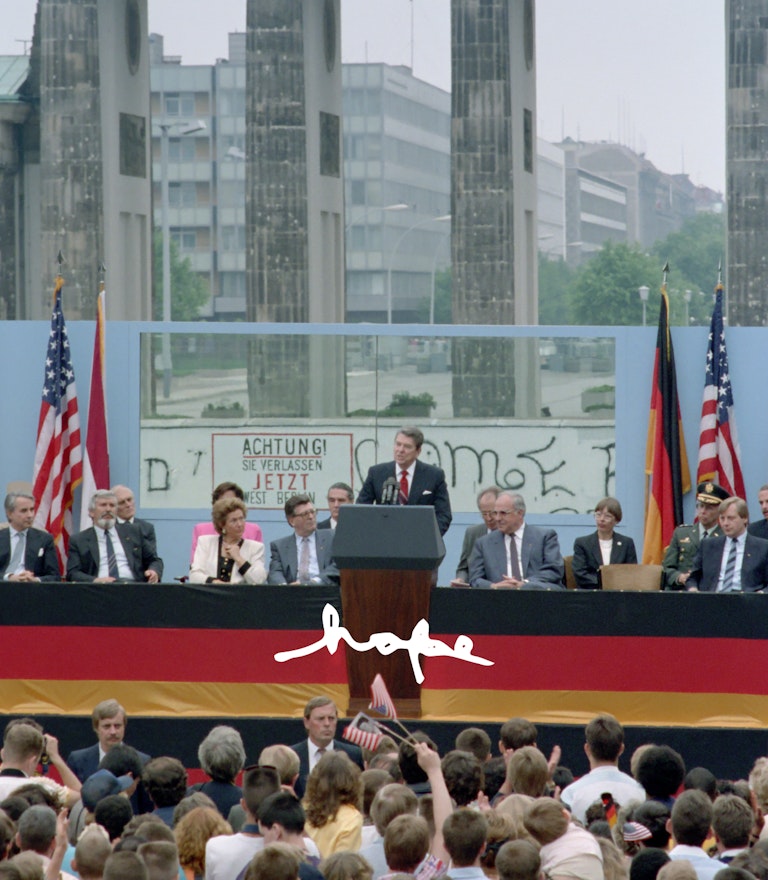 "Hope" "Hope" - President Reagan giving Berlin Wall speech